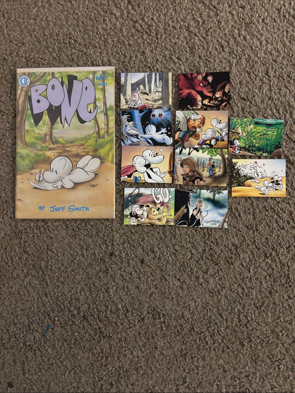 Bone comic and Bone comic cards
